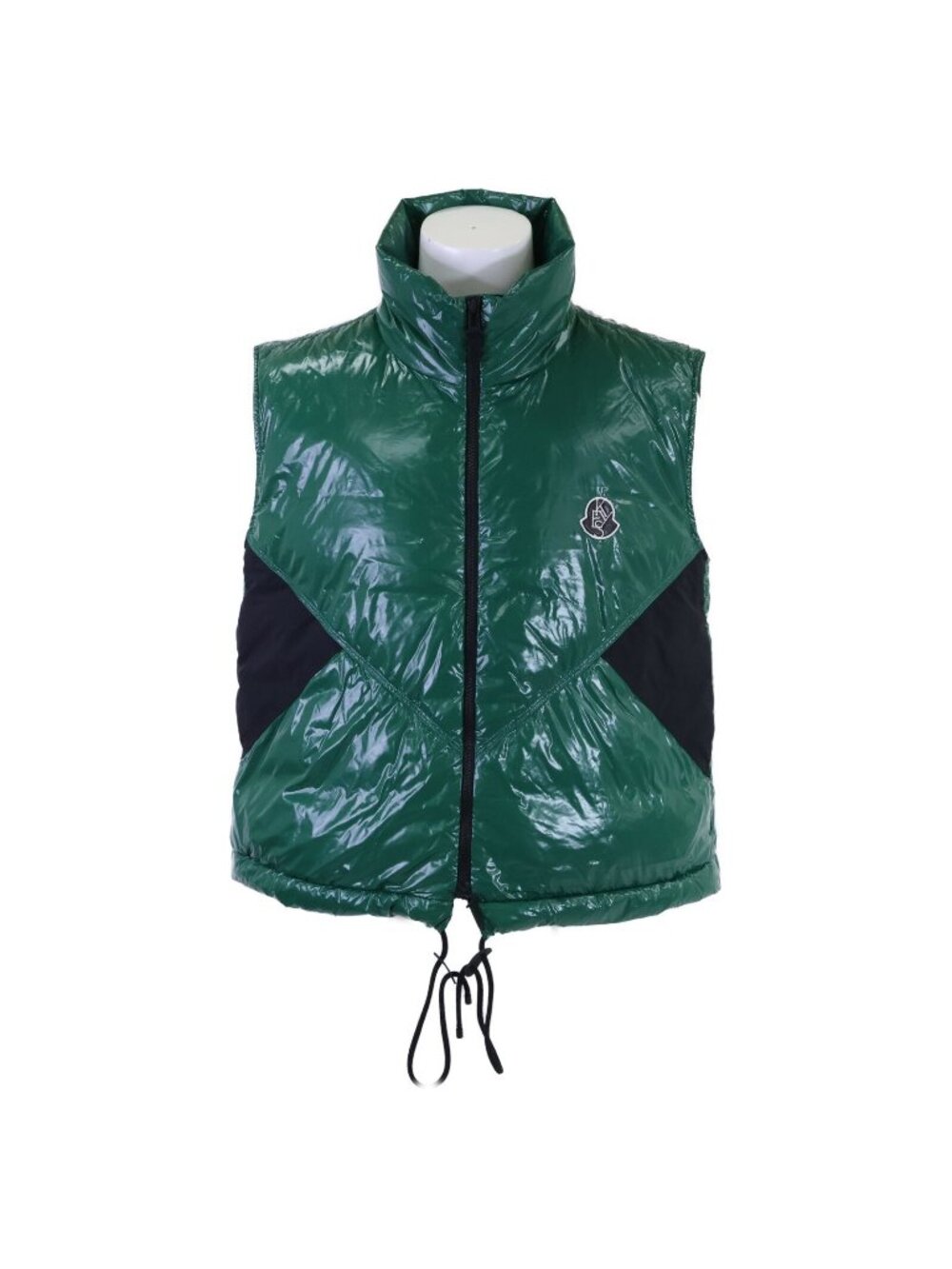 Moncler Genius Alicia Keys Chelsea Shiny Nylon Collaboration Logo W-zip Down